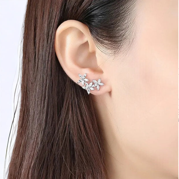 3 Stars Stud Earrings - Beautiful Jewellery