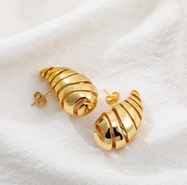 Twist Waterdrop Earrings - Beautiful Jewellery