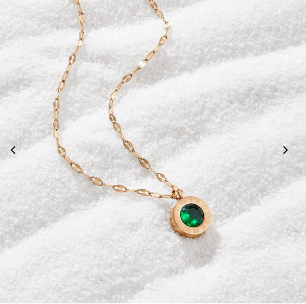 Green Crystal necklace - Beautiful Jewellery