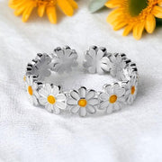 Daisy Flower Ring - Beautiful Jewellery