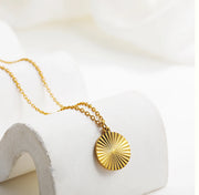 Round Sun Necklace - Beautiful Jewellery