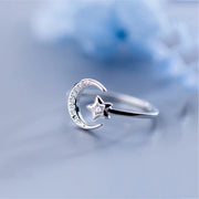 Moon Star Opening Ring - Beautiful Jewellery