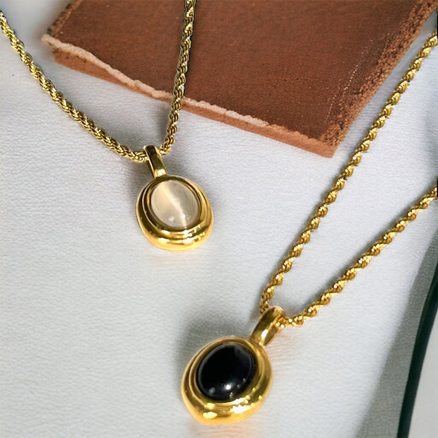 Oval Chain Necklace - Beautiful Jewellery