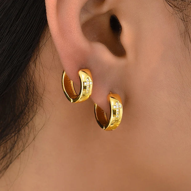 Small Circle Hoop Earrings - Beautiful Jewellery