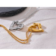 Hollow Heart Necklace - Beautiful Jewellery