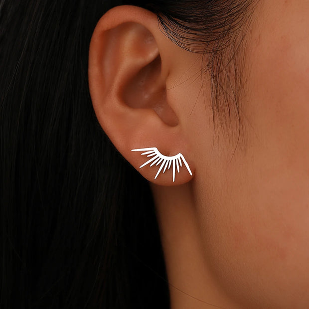 Half Sun Earrings - Beautiful Jewellery
