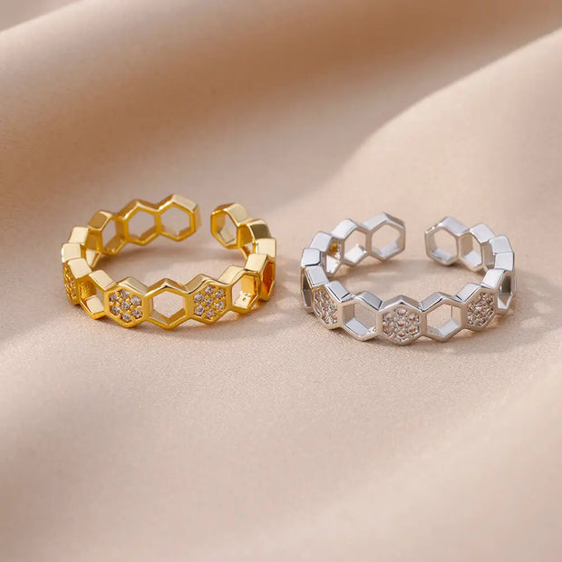 Honeycomb Ring - Beautiful Jewellery