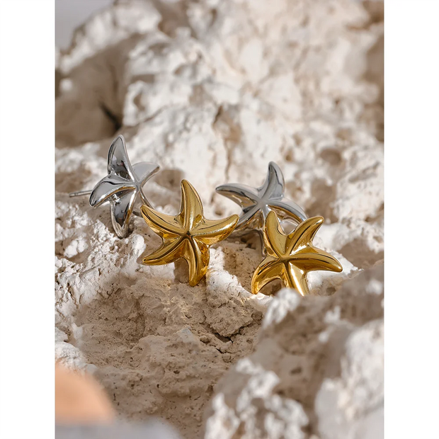 Starfish studs - Beautiful Jewellery