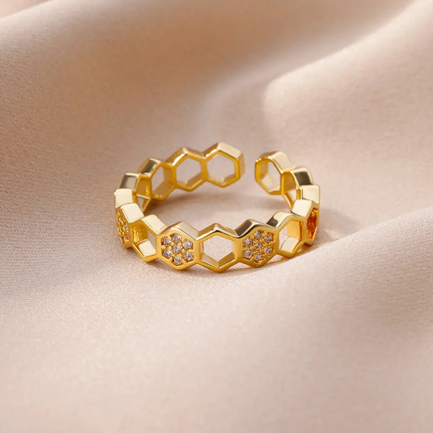 Honeycomb Ring - Beautiful Jewellery