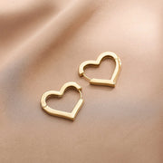 Cute Heart Hoops - Beautiful Jewellery