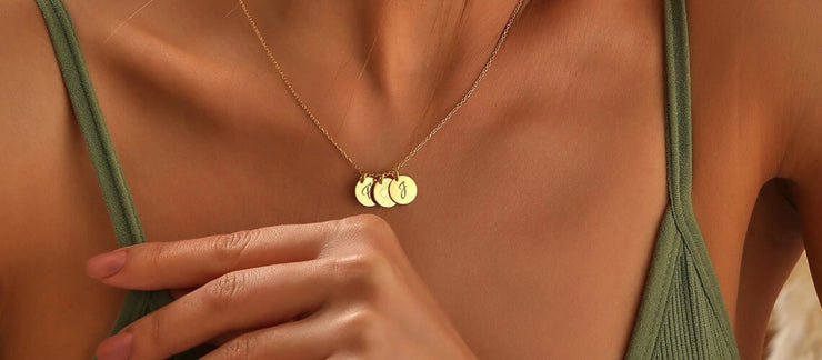 Initials Family Necklace