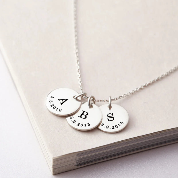 Initials Family Necklace