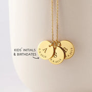 Initials Family Necklace