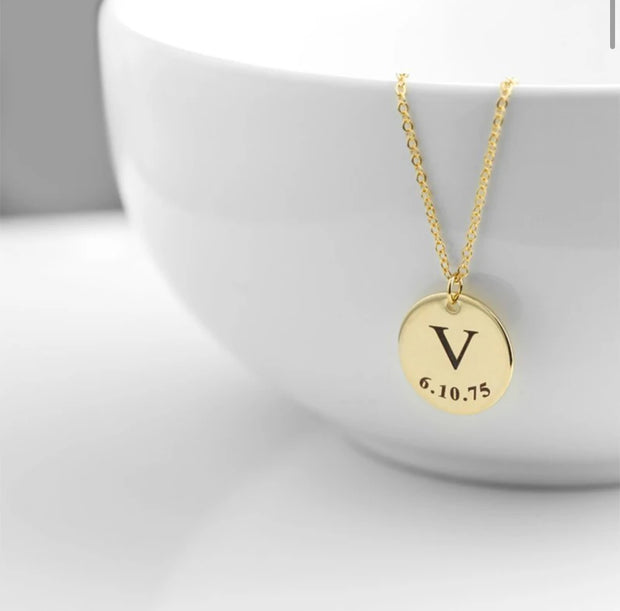 Initials Family Necklace