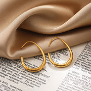 Teardrop Hoop Earrings