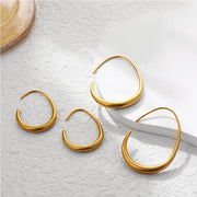 Teardrop Hoop Earrings