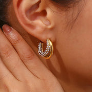 Karen hoop earrings