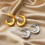 Twisted Hoop Earrings