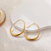 Teardrop Hoop Earrings