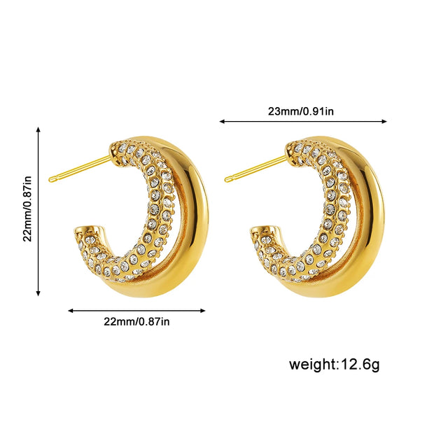 Karen hoop earrings