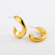 Twisted Hoop Earrings