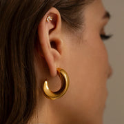 Twisted Hoop Earrings